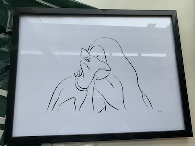 Ensimmäinen koskaan piirtämämme Line Art -kuva